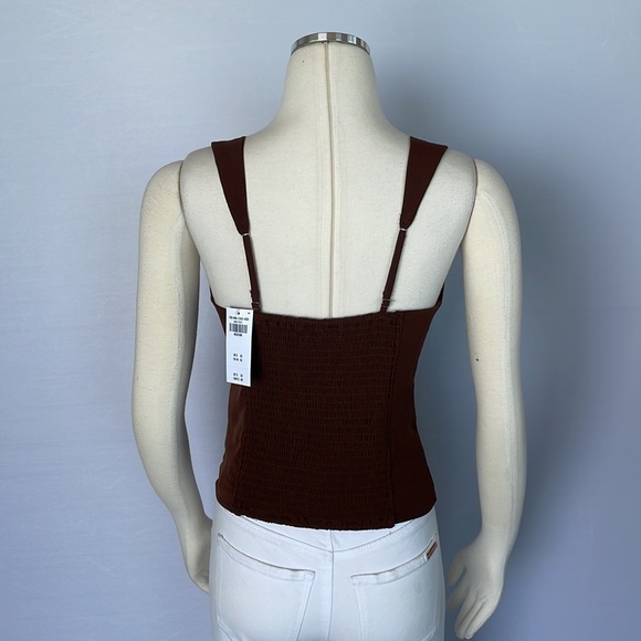NWT Abercrombie Brown Top Medium - Picture 9 of 11